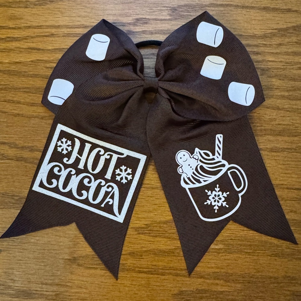 Brown Hot Cocoa Hair Bow